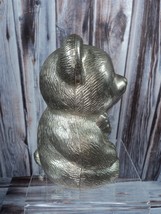 Vintage Silver-Plated Teddy Bear Bank - Made in Japan - £11.33 GBP
