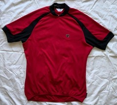 PEARL IZUMI BRAND ULTRA SENSOR 3/4 ZIP CYCLING JERSEY M RED &amp; BLACK - $25.78 CAD