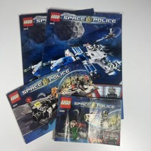 Lego Space Police Instruction Manuals Lot 5974 5970 &amp; 5969 Manuals Only - £7.77 GBP