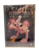 Puppet Pals Latch Hook Kit Needlecraft Quick  Easy Ethel the Elephant NE... - $16.80
