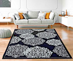 Area Rugs 5x7 Area Rug Carpets Modern Large Bedroom Gray Living Room Grey Rugs ~ - £77.53 GBP