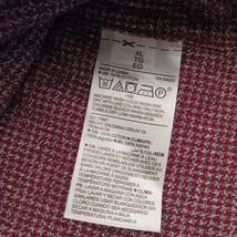 Old Navy Shirt Slim Fit Mens Burgundy Cotton Button Up Shirt Long Sleeve Size XL image 4