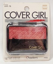 Covergirl 16 COOL BERRY Cheekers Neutral Pressed Powder Blush .12 oz New... - $29.69