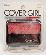 Covergirl 16 COOL BERRY Cheekers Neutral Pressed Powder Blush .12 oz New... - $29.69