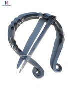 Medieval Penannular Iron Brooch Medieval Norse Cloak/Scarf/Shawl Pin Viking Age  - $25.00
