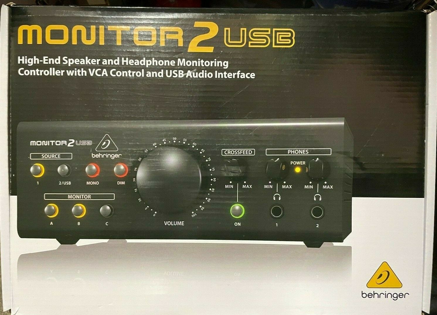 Behringer - MONITOR2USB - USB High-End Speaker and Headphone Monitoring - $179.95