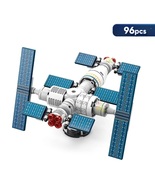 96 pcs Space Station Building Block Set Mini Orbital Spacecraft with Sol... - £9.91 GBP