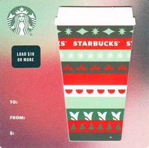 Starbucks 2020 Christmas Cup Recyclable Collectible Gift Card New No Value - £1.59 GBP