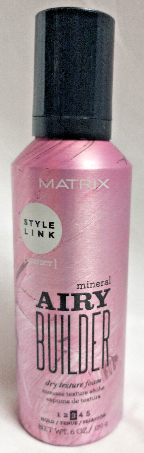 Matrix Style Link Airy Builder Dry Texture Foam Mousse 6.8 Oz  - £26.33 GBP