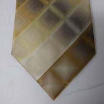 Van Heusen Tie Silk Gold Geometric - £7.79 GBP
