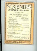 Scribner&#39;s Magazine  November 1920 - $13.99