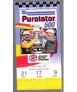 1995 Purolator 500 Atlanta NASCAR Winston Cup  Racing Ticket JEFF GORDON... - $370.49 MXN