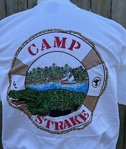 Vintage Camp Strake Gator White Sam Houston Sz XL Boy Scouts Adult T-shi... - £14.21 GBP