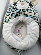 Squishmallows Plush Slippers EMANGA The Cheetah Kids Size 2/3 Teal House Shoes - £11.38 GBP