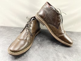 Steve Madden Chukka Boots Men Hestonn 9.5M Shoes Brown Leather Distresse... - €23,49 EUR