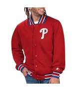 Varsity Jacket Red Wool with Blue &amp; White Striped Starter - $2,390.89 MXN+