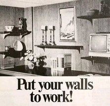 1969 Masonite Corp Royalcote Living Wall Advertisement Home Furnishing D... - $367.32 MXN