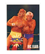1995 Cardz WCW Main Event Tribute Ric Flair #77 w Hulk Hogan Nature Boy ... - $73.84 MXN