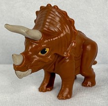 McDonald&#39;s Happy Meal Toy #8 Triceratops Jurassic World Camp Cretaceous Dinosaur - £3.90 GBP