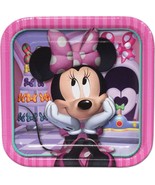 Minnie Mouse Bow-tique Dream Party Dessert Plates Birthday Supplies  8 C... - $10.33 CAD