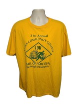 Bronx Community College 21st Annual Hall of Fame Run Adult Yellow XL TShirt - £11.85 GBP