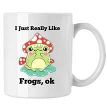 I Just Really Like Frogs Ok Mug, Frogs Mug Gift Idea - £13.15 GBP