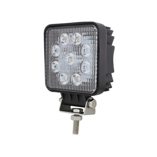 Square HP 9 LED Competition Series Stud Mount Work Light Off Road 4WD Fi... - $18.15