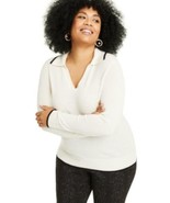MSRP $179 Charter Club Cashmere Johanna-Collar Sweater Beige Size 0x - $85.30 CAD
