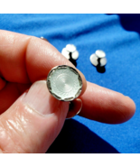 Art DECO STERLING SILVER GUILLOCHE ENAMEL CUFFLINK BUTTONS SET ANTIQUE - $4,263.12 CAD