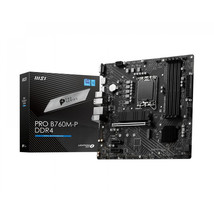 MSI Pro PRO B760M-P DDR4 Gaming Desktop Motherboard - Intel B760 Chipset... - $211.38