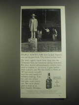 1984 Jack Daniel's Whiskey Ad - People always ask how far Jack Daniel's cave  - $18.49