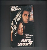 Out of Sight VHS George Clooney Jennifer Lopez  - £6.23 GBP