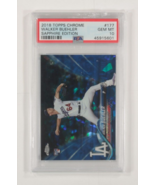 2018 Topps Chrome Walker Buehler Edizione Zaffiro #177 PSA 10 Gem Mint - $9,669.43 MXN