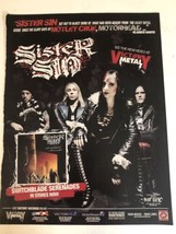 Vintage Sister Sin Metal Magazine Pinup Picture - £4.65 GBP