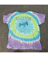 Led Zeppelin Shirt XL Purple Green Tie Dye Tee Short Sleeve Adult 2019 A... - £12.78 GBP