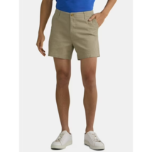 George Men&#39;s Twill Flat Front Shorts, 9&quot; Inseam Stonewash Size 44 - $361.46 MXN