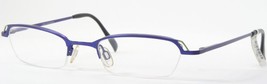 Vintage Ou 73.144.03 Indigo Blue /Green Rare Eyeglasses Glasses Frame 48-18-139 - $49.50