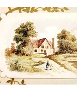 C1900s Victorian Trade Card Beautiful Farm Landscape Lithograph Ephemera... - $367.32 MXN