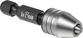 LABEAR - Drill Chuck Keyless Mini Adapter ¼ Inch Hex Shank | 0.3-3.2Mm Capacity  - £11.89 GBP