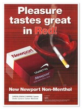 Newport Cigarettes Red Ashtray 2011 Full-Page Print Magazine Tobacciana Ad - $13.28 CAD