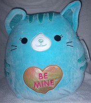 Squishmallows Corinna the BE MINE Cat 12&quot;H Plush NWT - £23.22 GBP