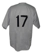 Bismarck Churchills Retro Baseball Jersey 1935 Button Down Grey Any Size image 2