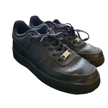 Nike Boys Air Force 1 Low DH2920-001 Black Lace-Up Sneaker Shoes Size 5.5y - £31.20 GBP