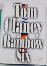 rainbow six by tom clancy 1998 hardback/dust jacket - £6.25 GBP
