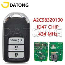 Datong World Car Remote Control Key For  Greiz Fit City Jazz XRV HRV CRV ID47 Ch - $130.10