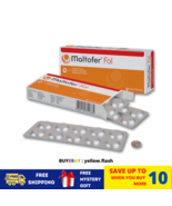 5 BOXES X Maltofer Fol Chewable Tablets For Iron Deficiency F 30&#39;s - $97.07 CAD