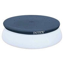 Intex 10 Foot Easy Set Round Above Ground Swimming Pool Debris Vinyl Cov... - $37.99