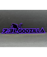 For Godzilla Badges Emblem RAGING 7.3 Purple/Black, 2 BADGES, Angry Fend... - €66,39 EUR