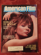 Rare AMERICAN FILM Magazine April 1985 Rebecca De Mornay Sam Peckinpah - £11.22 GBP