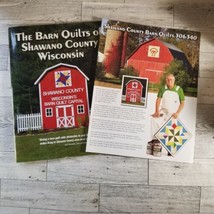 The Barn Quilts of Shawano County Wisconsin with updated insert Color Photos - £9.32 GBP
